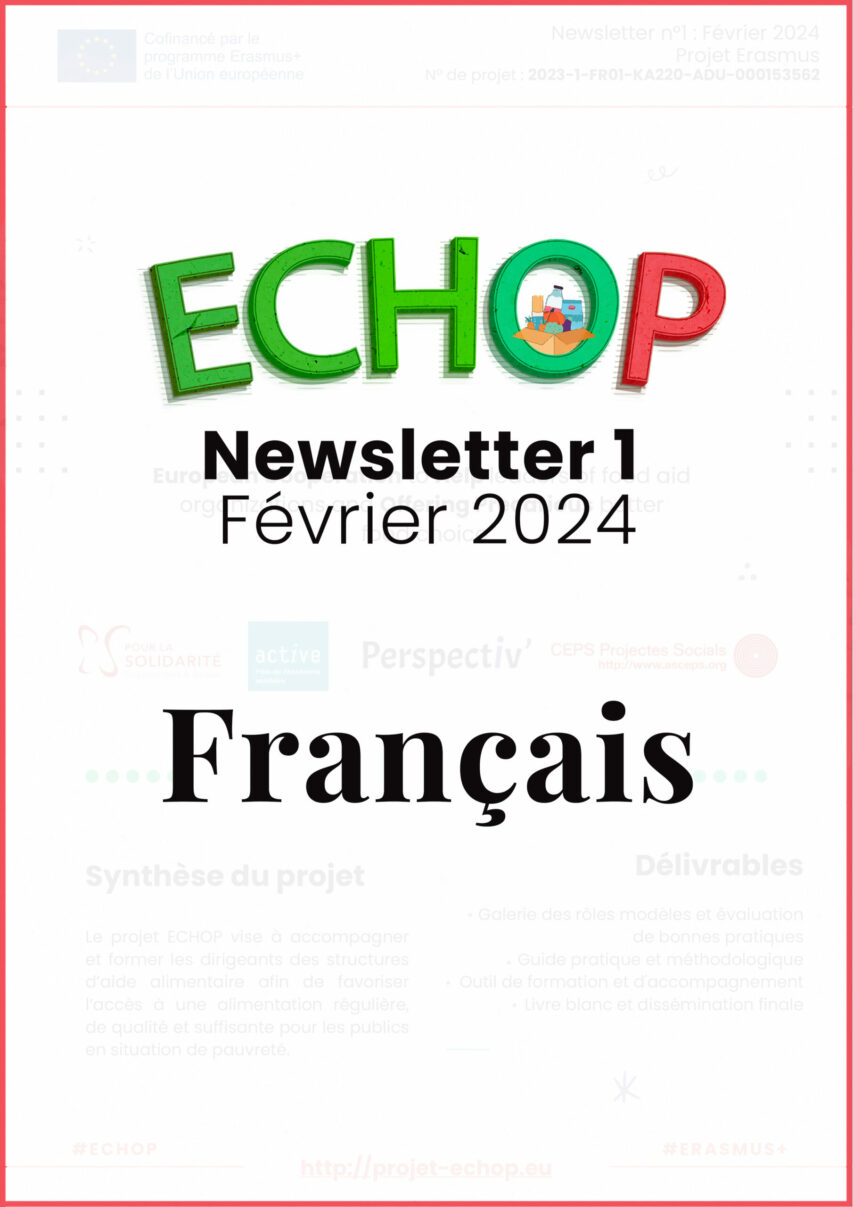 Newsletter n°1  Février 2024